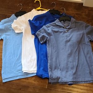 Children's place solid short sleeve polos